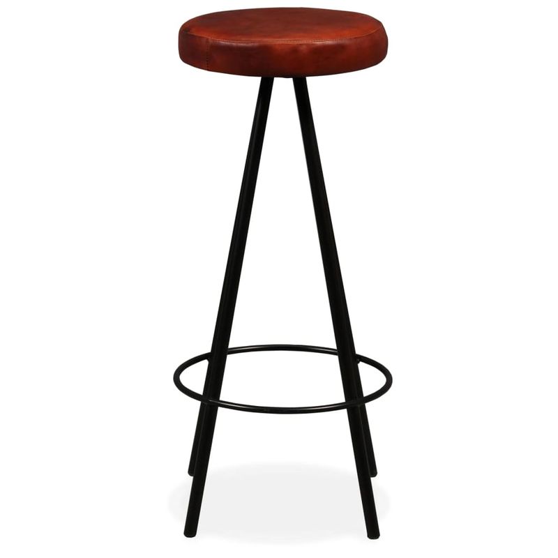 Casa si Gradina - Mobilier - Scaune si fotolii - Scaune - Scaune de bar, 4 buc., piele naturala - Infinity.ro