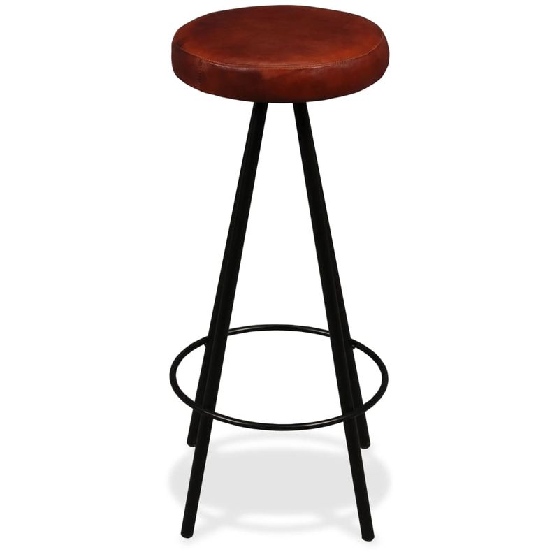Casa si Gradina - Mobilier - Scaune si fotolii - Scaune - Scaune de bar, 4 buc., piele naturala - Infinity.ro