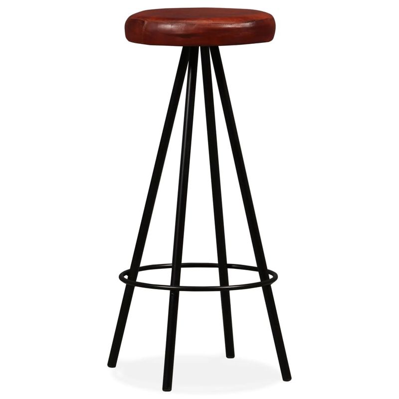Casa si Gradina - Mobilier - Scaune si fotolii - Scaune - Scaune de bar, 4 buc., piele naturala - Infinity.ro