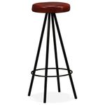 Casa si Gradina - Mobilier - Scaune si fotolii - Scaune - Scaune de bar, 4 buc., piele naturala - Infinity.ro