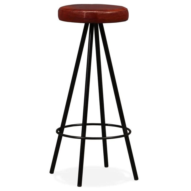 Casa si Gradina - Mobilier - Scaune si fotolii - Scaune - Scaune de bar, 4 buc., piele naturala - Infinity.ro