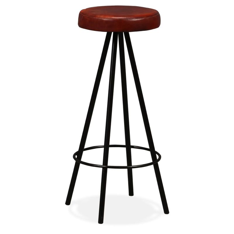 Casa si Gradina - Mobilier - Scaune si fotolii - Scaune - Scaune de bar, 4 buc., piele naturala - Infinity.ro