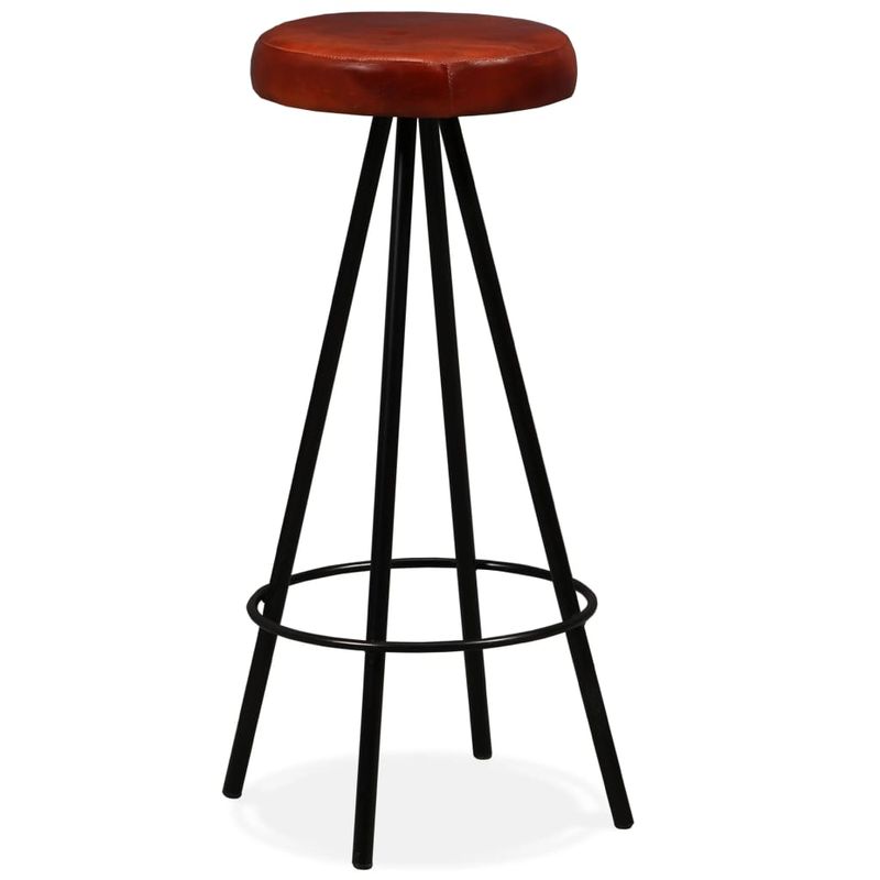 Casa si Gradina - Mobilier - Scaune si fotolii - Scaune - Scaune de bar, 4 buc., piele naturala - Infinity.ro