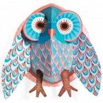 Casa si Gradina - Decoratiuni - Obiecte decorative - Decoratiuni camera copilului - Decoratie pop-up Bufnita colorata - Infinity.ro