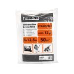 Casa si Gradina - Constructii - Vopsea si tencuieli - Accesorii vopsire si tencuire - Folie acoperire, protectie, HDPE, 12 microni, 4 x 12.5 m, 50 mp, Strend Pro - Infinity.ro