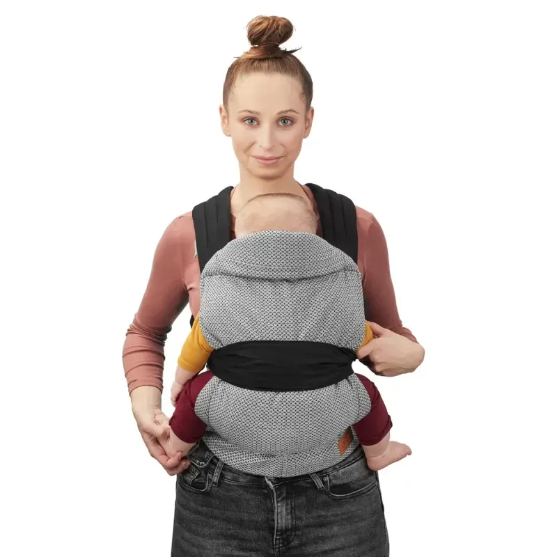 Jucarii, Copii si Bebe - Jucarii si jocuri - Jucarii bebelusi - Jucarii interactive bebelusi - Marsupiu ergonomic kinderkraft adoree mei tai, grey - Infinity.ro