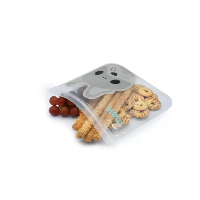 Jucarii, Copii si Bebe - Hrana si alaptare - Biberoane, suzete si accesorii hranire - Cani, pahare si accesorii bebe - Set 6 buc pungi sandwich animal, reutilizabile - Infinity.ro