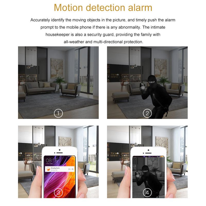 Laptop, Telefoane si Tablete - Wearables si gadgeturi - Gadgeturi - Dispozitive spionaj - Mini camera ascunsa cu microfon, WiFi, HD, night vision, unghi 70° - C2+ - Infinity.ro