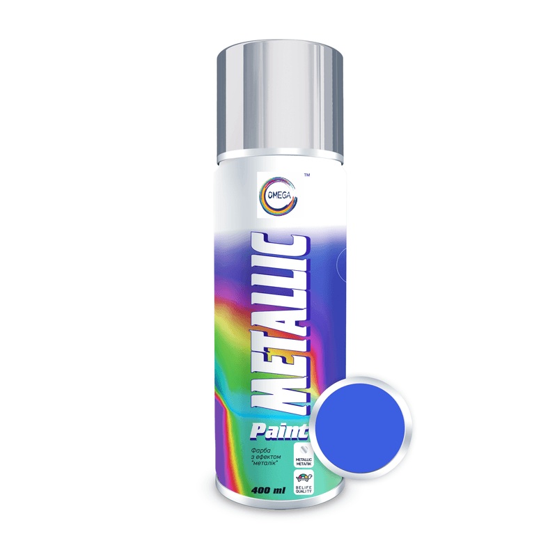 Casa si Gradina - Constructii - Vopsea si tencuieli - Vopsele si pigmenti - Spray vopsea Metallic, Flash Blue 400 ml - Infinity.ro