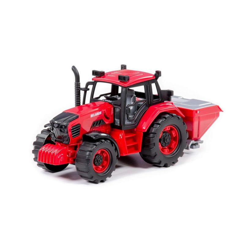 Jucarii, Copii si Bebe - Jucarii si jocuri - Jucarii de exterior - Masinute si vehicule pentru copii - Tractor cu distribuitor, 25.5 x 12 x 15 cm, Polesie - Infinity.ro