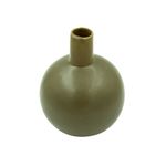 Casa si Gradina - Decoratiuni - Obiecte decorative - Vaze si boluri decorative - Vaza decorativa portelan 13,5x17 cm kaki - Infinity.ro