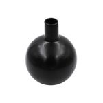 Casa si Gradina - Decoratiuni - Obiecte decorative - Vaze si boluri decorative - Vaza decorativa portelan 13,5x17 cm negru - Infinity.ro