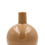 Casa si Gradina - Decoratiuni - Obiecte decorative - Vaze si boluri decorative - Vaza decorativa portelan 13,5x17 cm cafeniu - Infinity.ro