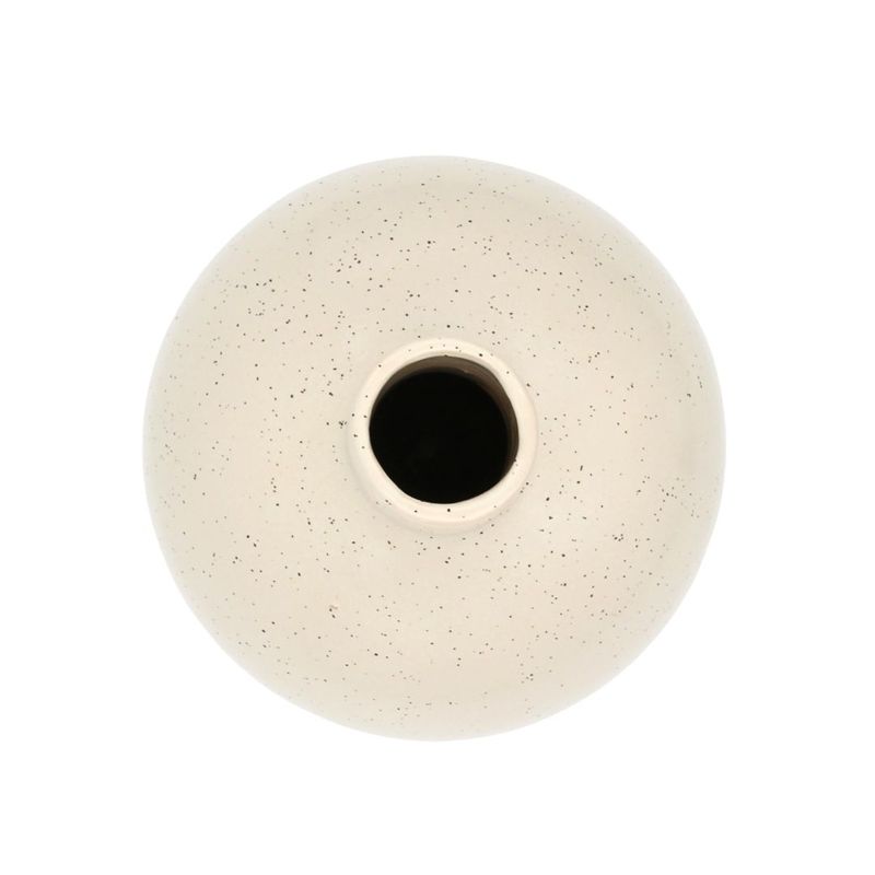Casa si Gradina - Decoratiuni - Obiecte decorative - Vaze si boluri decorative - Vaza decorativa portelan 13,5x17 cm bej - Infinity.ro
