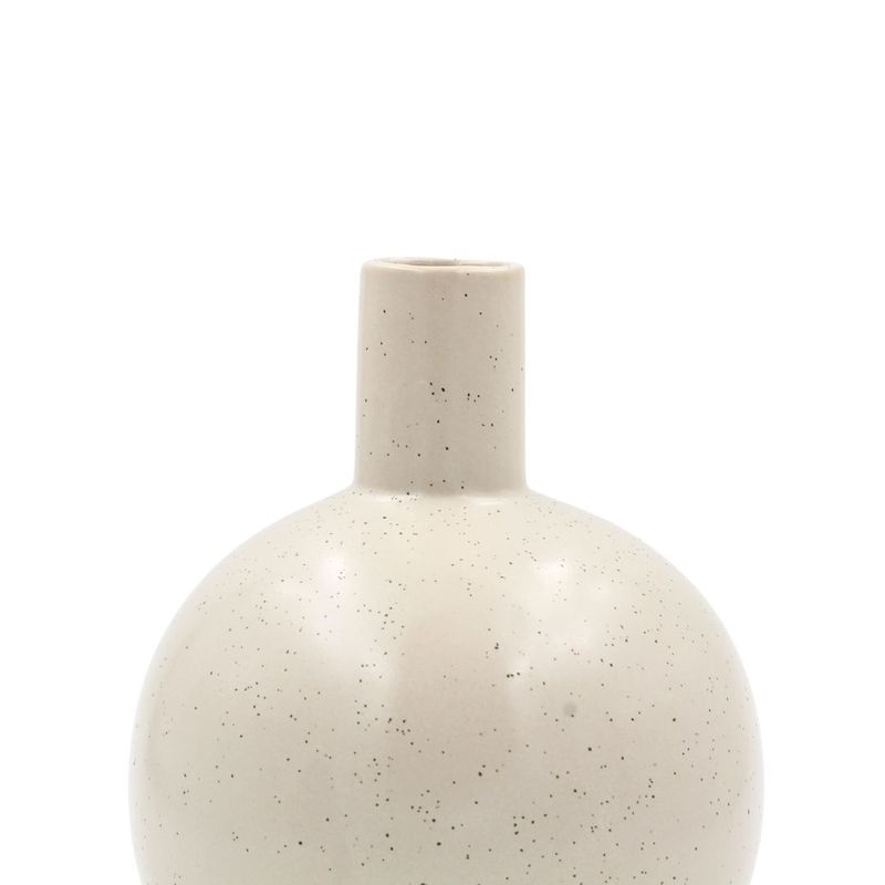 Casa si Gradina - Decoratiuni - Obiecte decorative - Vaze si boluri decorative - Vaza decorativa portelan 13,5x17 cm bej - Infinity.ro