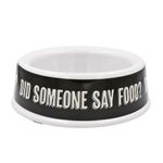 Petshop - Accesorii petshop - Castroane si adapatori - Bol melamina pentru caini 1,5L Say food - Infinity.ro