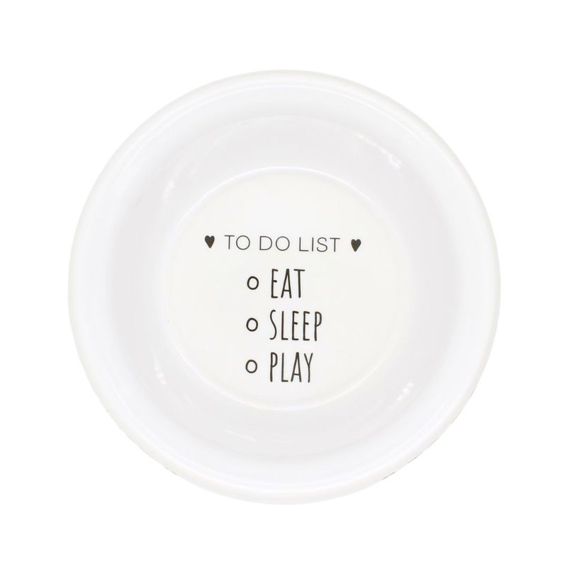 Petshop - Accesorii petshop - Castroane si adapatori - Bol melamina pentru caini 1,5L To do list - Infinity.ro