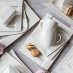 Casa si Gradina - Bucatarie si vesela - Vesela si tacamuri - Servicii de masa - Serviciu servire ceai sau cafea, 29 piese, 12 persoane, portelan, AMBITION Kubiko - Infinity.ro