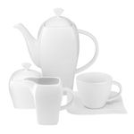 Casa si Gradina - Bucatarie si vesela - Vesela si tacamuri - Servicii de masa - Serviciu servire ceai sau cafea, 17 piese, 6 persoane, portelan, AMBITION Fala - Infinity.ro