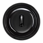 Casa si Gradina - Bucatarie si vesela - Vase pentru gatit - Oale si cratite - Capac pentru oala EMALIA OLKUSZ, emailat, 18 cm, negru - Infinity.ro