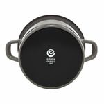 Casa si Gradina - Bucatarie si vesela - Vase pentru gatit - Oale si cratite - Oala emailata EMALIA OLKUSZ, 20 cm, 4 L, gri - Infinity.ro