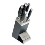 Casa si Gradina - Bucatarie si vesela - Vesela si tacamuri - Cutite si seturi de cutite - Set cutite, 6 piese, suport negru, AMBITION Granite - Infinity.ro