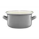 Casa si Gradina - Bucatarie si vesela - Vase pentru gatit - Oale si cratite - Oala emailata 20 cm, 3.6 L, gri, EMALIA OLKUSZ - Infinity.ro
