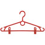 Casa si Gradina/Mobilier/Organizare si depozitare/Umerase si valeti - Umeras lux cu clipsuri, rosu, JOTTA Afra - Infinity.ro