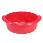 Casa si Gradina - Bucatarie si vesela - Vesela si tacamuri - Farfurii si boluri - Bol plastic cu maner 26 cm, rosu, DOMOTTI Sara - Infinity.ro