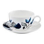 Casa si Gradina - Bucatarie si vesela - Vesela si tacamuri - Servicii de masa - Set servire ceai sau cafea, 12 piese, 6 persoane, portelan, AMBITION Blue Flower - Infinity.ro