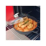 Casa si Gradina - Bucatarie si vesela - Vase pentru gatit - Tigai si seturi - Tigaie adanca cu capac 28 cm, 4.5 L, sistem Aroma Knob, invelis Teflon Platinum Plus, AMBITION Taurus - Infinity.ro