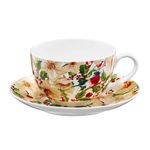 Casa si Gradina - Bucatarie si vesela - Vesela si tacamuri - Servicii de masa - Set servire ceai sau cafea, 12 piese, 6 persoane, portelan, AMBITION Botanic - Infinity.ro