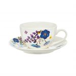 Casa si Gradina - Bucatarie si vesela - Vesela si tacamuri - Servicii de masa - Set servire ceai sau cafea, 12 piese, 6 persoane, portelan, AMBITION Fiori - Infinity.ro