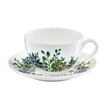 Casa si Gradina - Bucatarie si vesela - Vesela si tacamuri - Servicii de masa - Set servire ceai sau cafea, 12 piese, 6 persoane, portelan, AMBITION Greenery - Infinity.ro