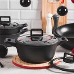 Casa si Gradina - Bucatarie si vesela - Vase pentru gatit - Oale si cratite - Oala cu capac AMBITION Ultimo, 18 cm, 1.8 L, invelis Ilag Ultimate - Infinity.ro