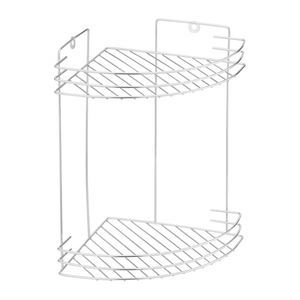 Raft coltar pentru baie cu 2 etajere, JOTTA Basic