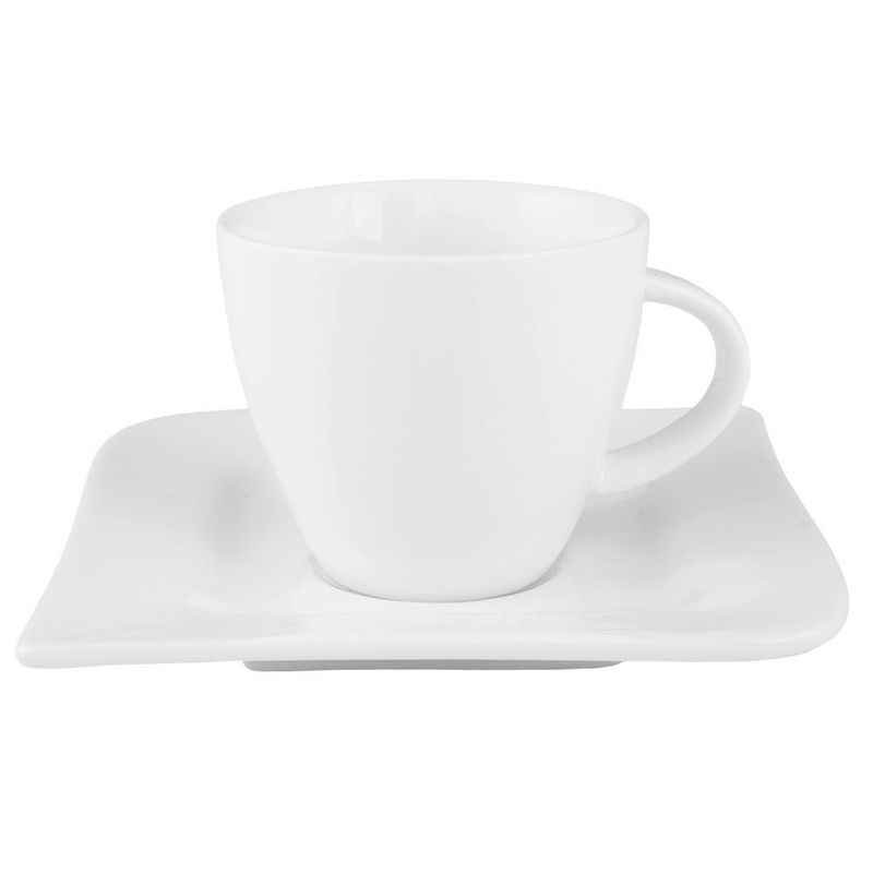 Casa si Gradina - Bucatarie si vesela - Vesela si tacamuri - Servicii de masa - Set servire ceai sau cafea, 12 piese, 6 persoane, portelan, AMBITION Fala - Infinity.ro
