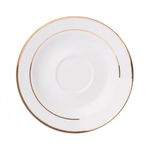Casa si Gradina - Bucatarie si vesela - Vesela si tacamuri - Servicii de masa - Set servire ceai sau cafea, 12 piese, 6 persoane, portelan, AMBITION Aura Gold - Infinity.ro
