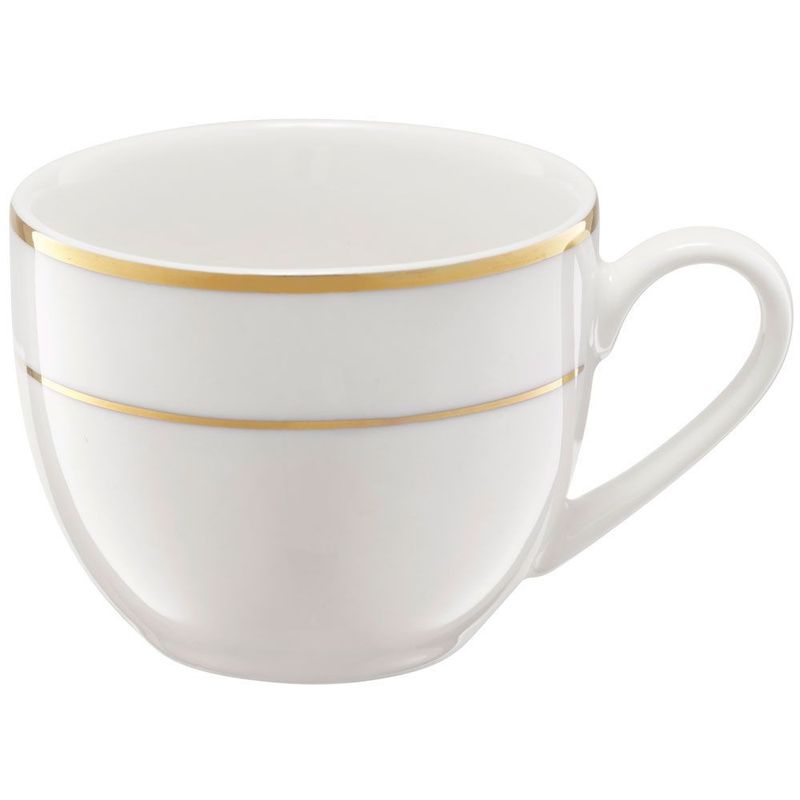 Casa si Gradina - Bucatarie si vesela - Vesela si tacamuri - Servicii de masa - Set servire ceai sau cafea, 12 piese, 6 persoane, portelan, AMBITION Aura Gold - Infinity.ro