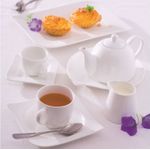 Casa si Gradina - Bucatarie si vesela - Vesela si tacamuri - Servicii de masa - Set servire ceai sau cafea, 12 piese, 6 persoane, portelan, AMBITION Fala - Infinity.ro