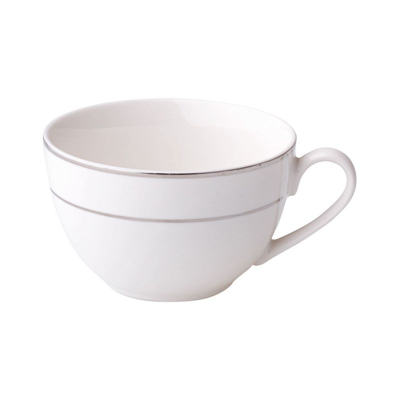 Casa si Gradina - Bucatarie si vesela - Vesela si tacamuri - Servicii de masa - Set servire ceai sau cafea, 12 piese, 6 persoane, portelan, AMBITION Aura Silver - Infinity.ro