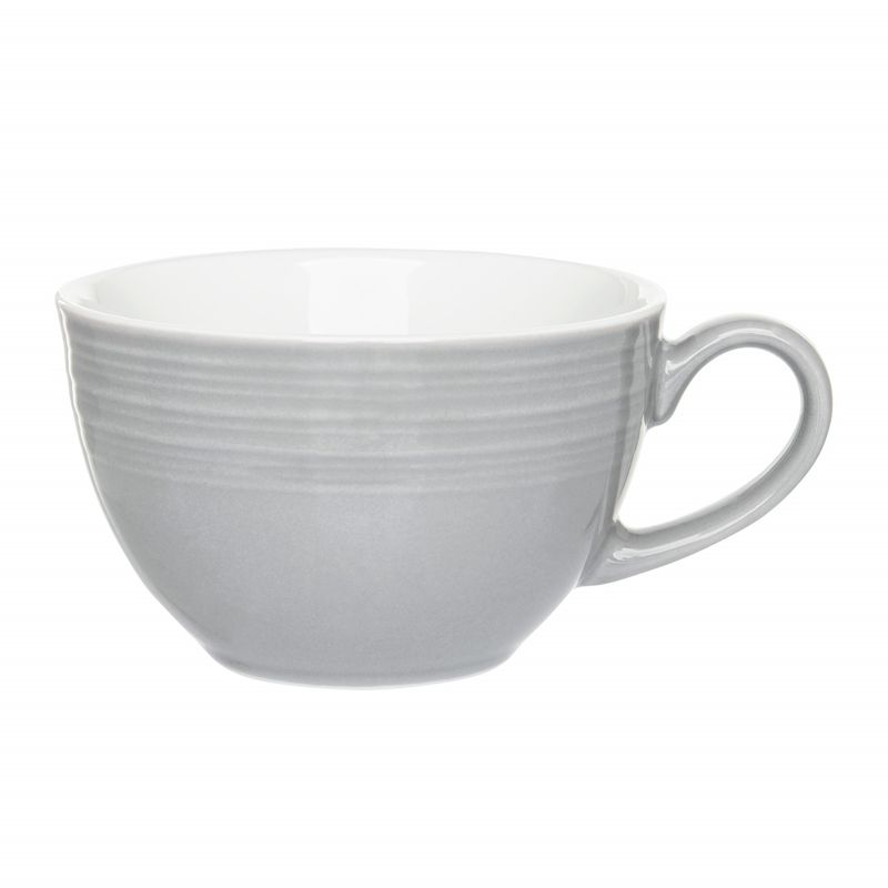 Casa si Gradina - Bucatarie si vesela - Vesela si tacamuri - Servicii de masa - Set servire ceai sau cafea, 12 piese, 6 persoane, portelan gri, AMBITION Linea - Infinity.ro