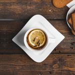 Casa si Gradina - Bucatarie si vesela - Vesela si tacamuri - Servicii de masa - Set servire ceai sau cafea, 12 piese, 6 persoane, portelan, AMBITION Fala - Infinity.ro