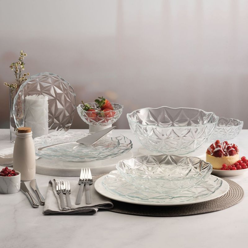 Casa si Gradina - Bucatarie si vesela - Vesela si tacamuri - Farfurii si boluri - Farfurie desert 20 cm, sticla, PASABAHCE Estrella - Infinity.ro