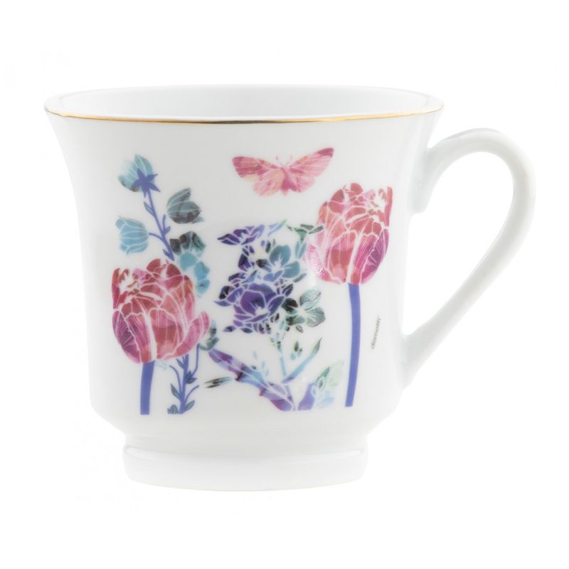 Casa si Gradina - Bucatarie si vesela - Vesela si tacamuri - Servicii de masa - Set servire ceai sau cafea, 12 piese, 6 persoane, portelan, DOMOTTI Clara - Infinity.ro