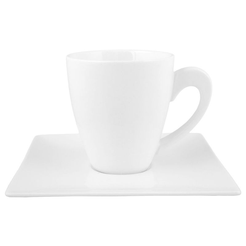 Casa si Gradina - Bucatarie si vesela - Vesela si tacamuri - Servicii de masa - Set servire ceai sau cafea, 12 piese, 6 persoane, portelan, AMBITION Porto - Infinity.ro