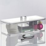 Casa si Gradina - Sanitare - Suporturi si accesorii baie - Accesorii baie - Cutie cosmetice cu capac, 3 compartimente, JOTTA Beauty - Infinity.ro