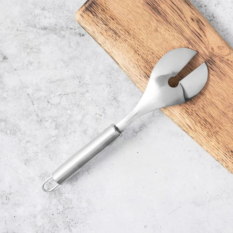 Casa si Gradina - Bucatarie si vesela - Vesela si tacamuri - Tacamuri si seturi - Lingura perforata servire salata, inox, AMBITION Ivy - Infinity.ro