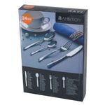 Casa si Gradina - Bucatarie si vesela - Vesela si tacamuri - Tacamuri si seturi - Set tacamuri inox, 24 piese, 6 persoane, AMBITION Wave - Infinity.ro