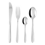 Casa si Gradina - Bucatarie si vesela - Vesela si tacamuri - Tacamuri si seturi - Set tacamuri inox, 24 piese, 6 persoane, AMBITION Roma - Infinity.ro